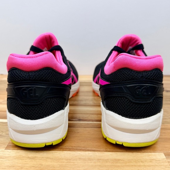 ASICS Women Black Pink Gel Running Shoes Sneakers Athletic Shoes 8.5 - Picture 7 of 11